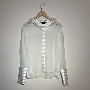 Alice + Olivia 100% Silk Blouse